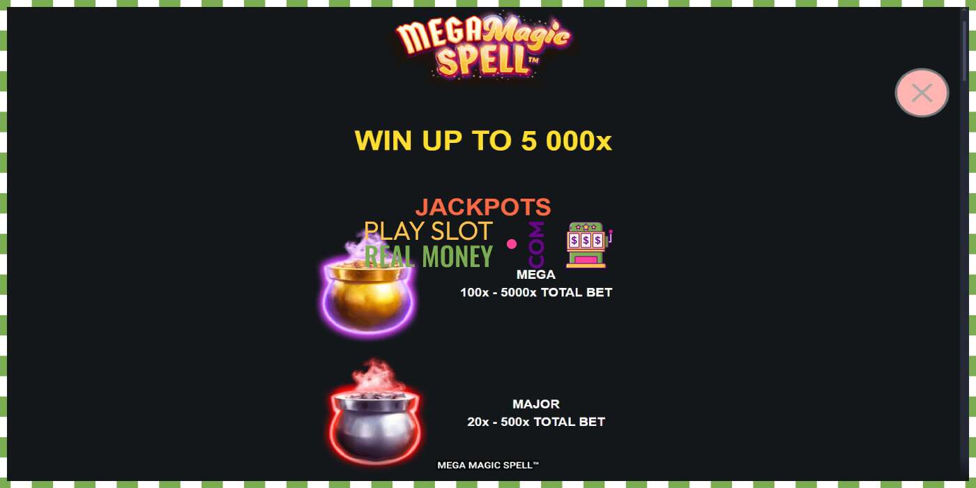 Slot Mega Magic Spell za pravi novac, slika - 5