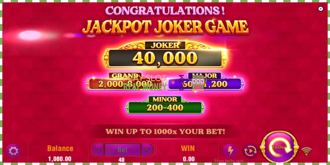 Spor Jackpot Joker for ekte penger, bilde - 4