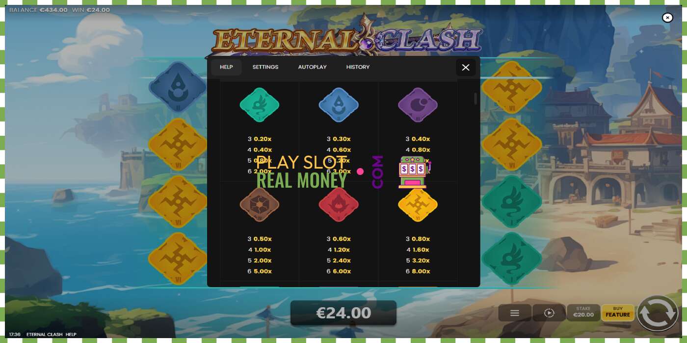 Slot Eternal Clash чыныгы акча үчүн, сүрөт - 5