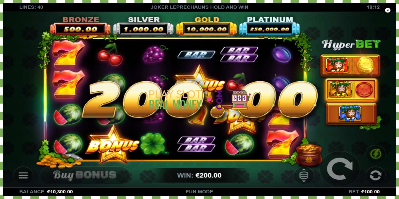 Slot Joker Leprechauns Hold and Win for rigtige penge, billede - 3