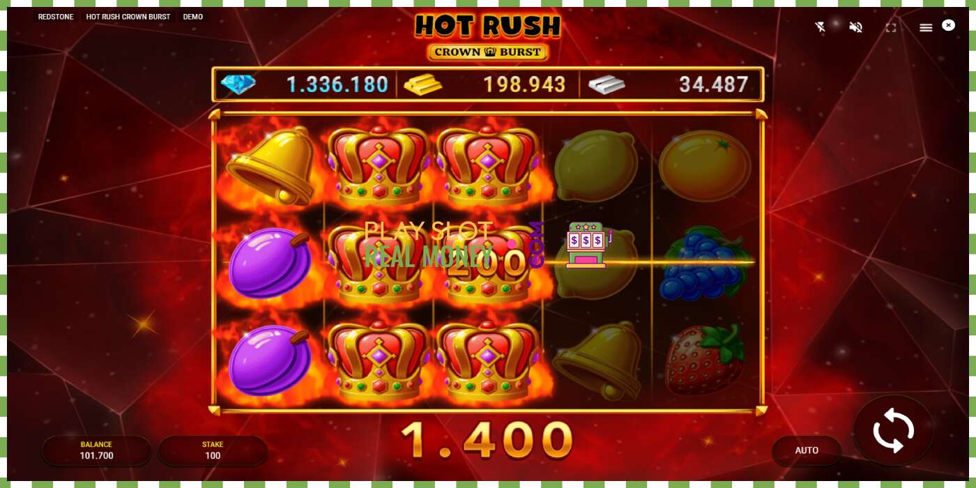 Слот Hot Rush Crown Burst на реальные деньги, картинка - 4