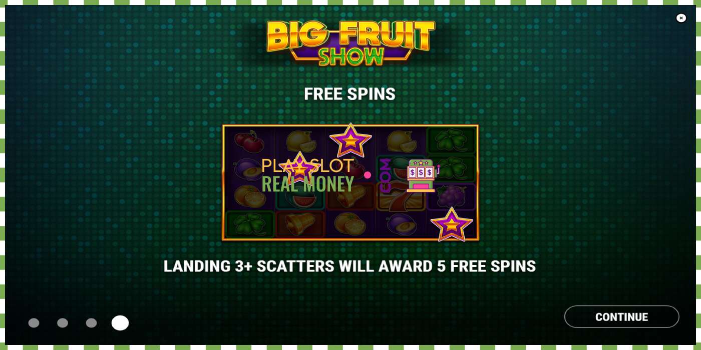 Slot Big Fruit Show für echtes geld, bild - 1