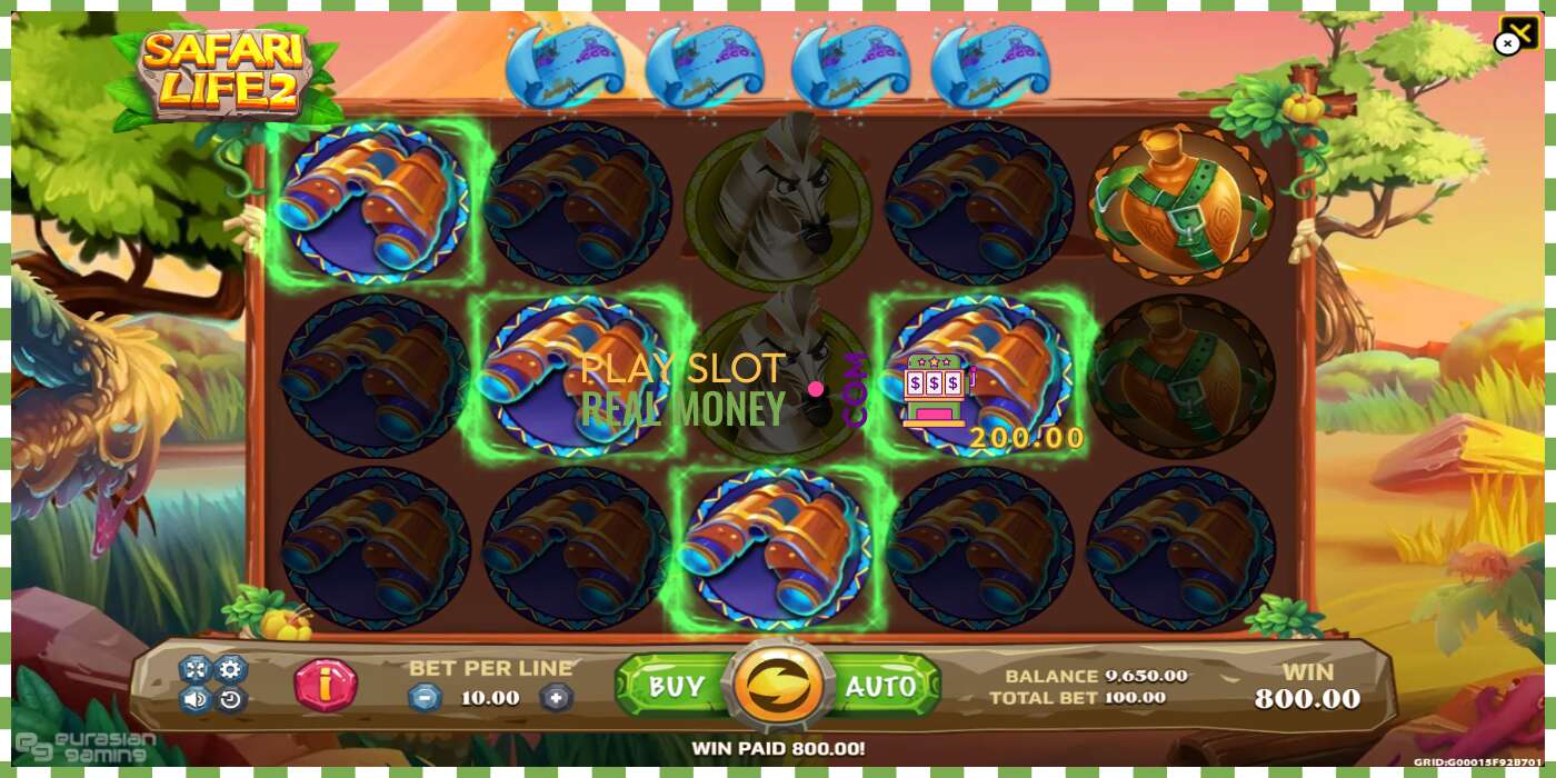 Slot Safari Life 2 por diñeiro real, imaxe - 4