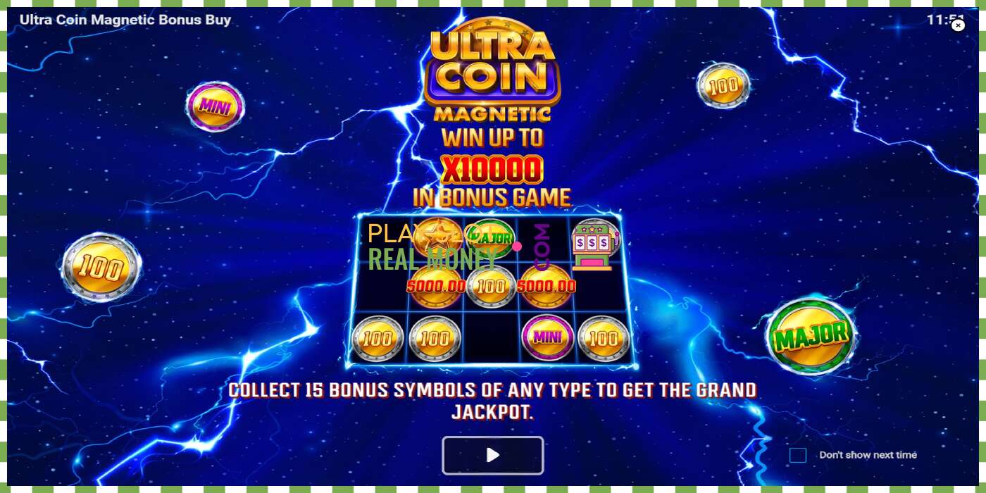 Слот Ultra Coin Magnetic Bonus Buy на реальные деньги, картинка - 1