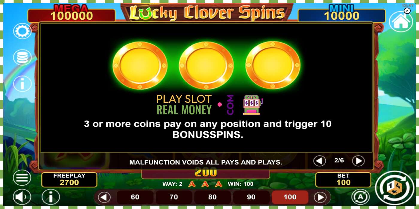 Chỗ Lucky Clover Spins bằng tiền thật, hình ảnh - 6