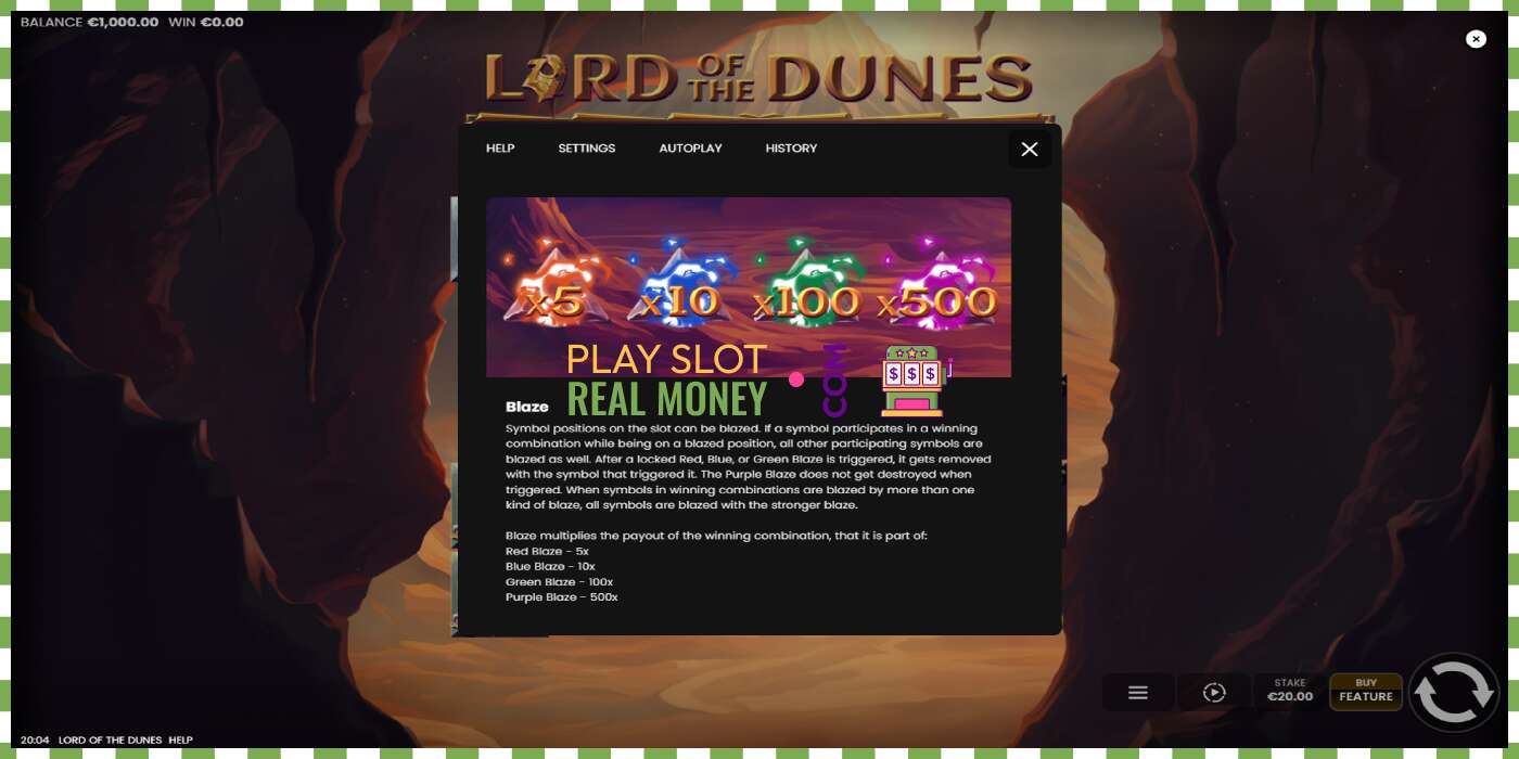 Slot Lord of the Dunes for rigtige penge, billede - 6