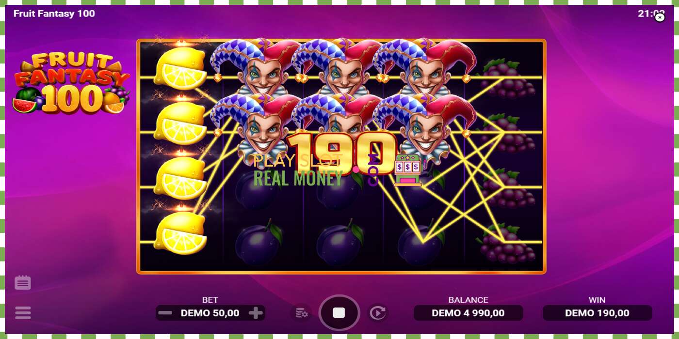 Slot Fruit Fantasy 100 чыныгы акча үчүн, сүрөт - 3