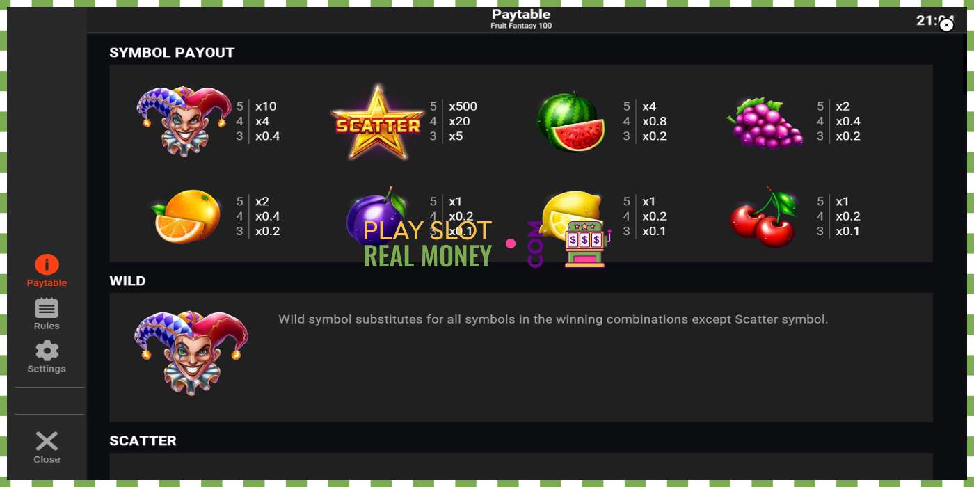 Slot Fruit Fantasy 100 pe bani reali, poza - 5