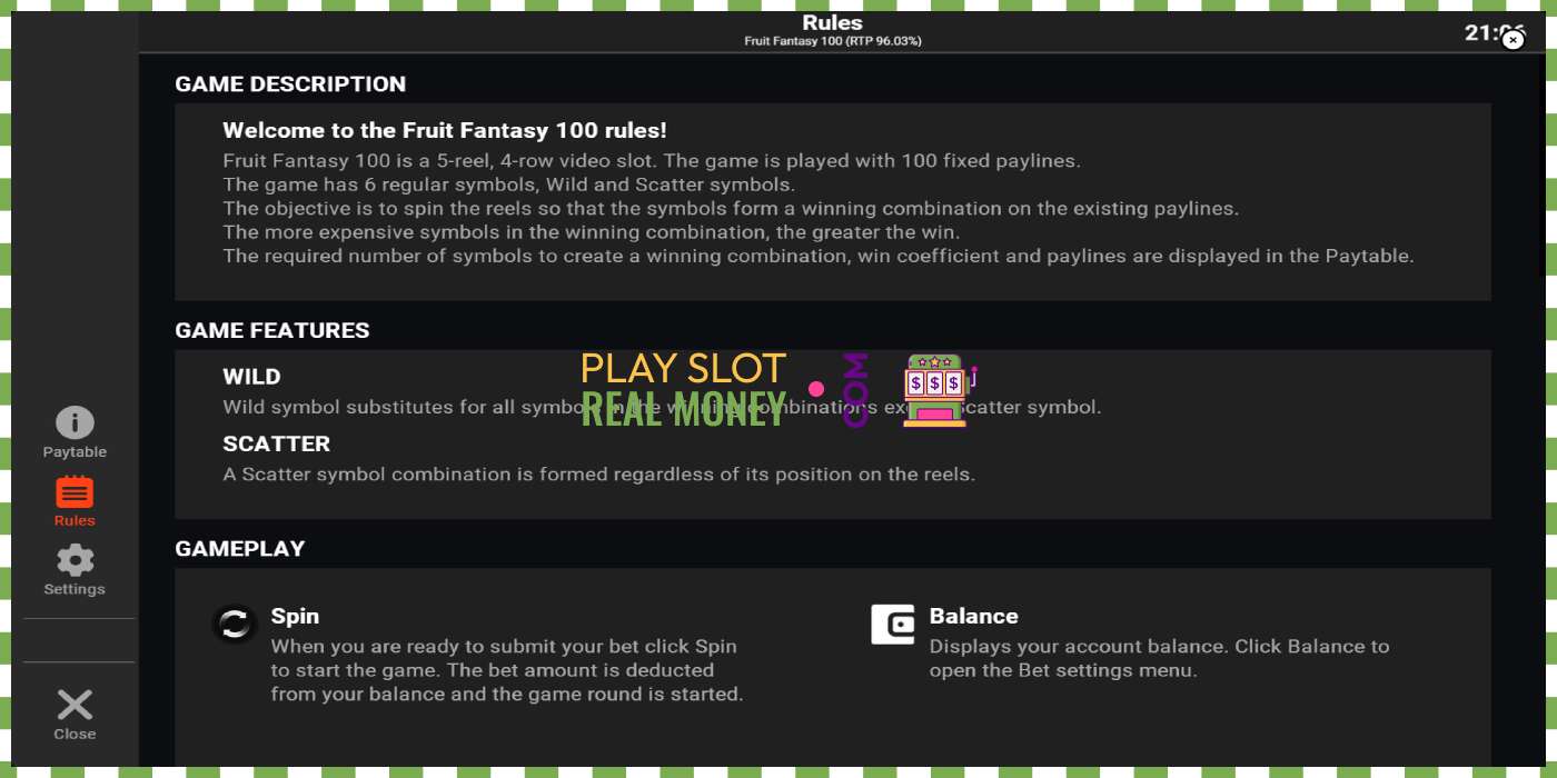 Slot Fruit Fantasy 100 for real money, picture - 7