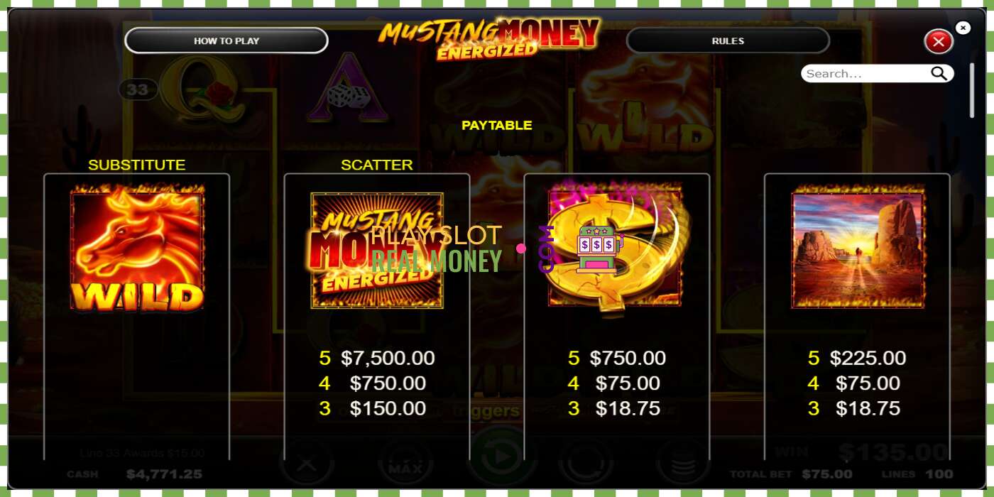 Slot Mustang Money Energized por diñeiro real, imaxe - 5