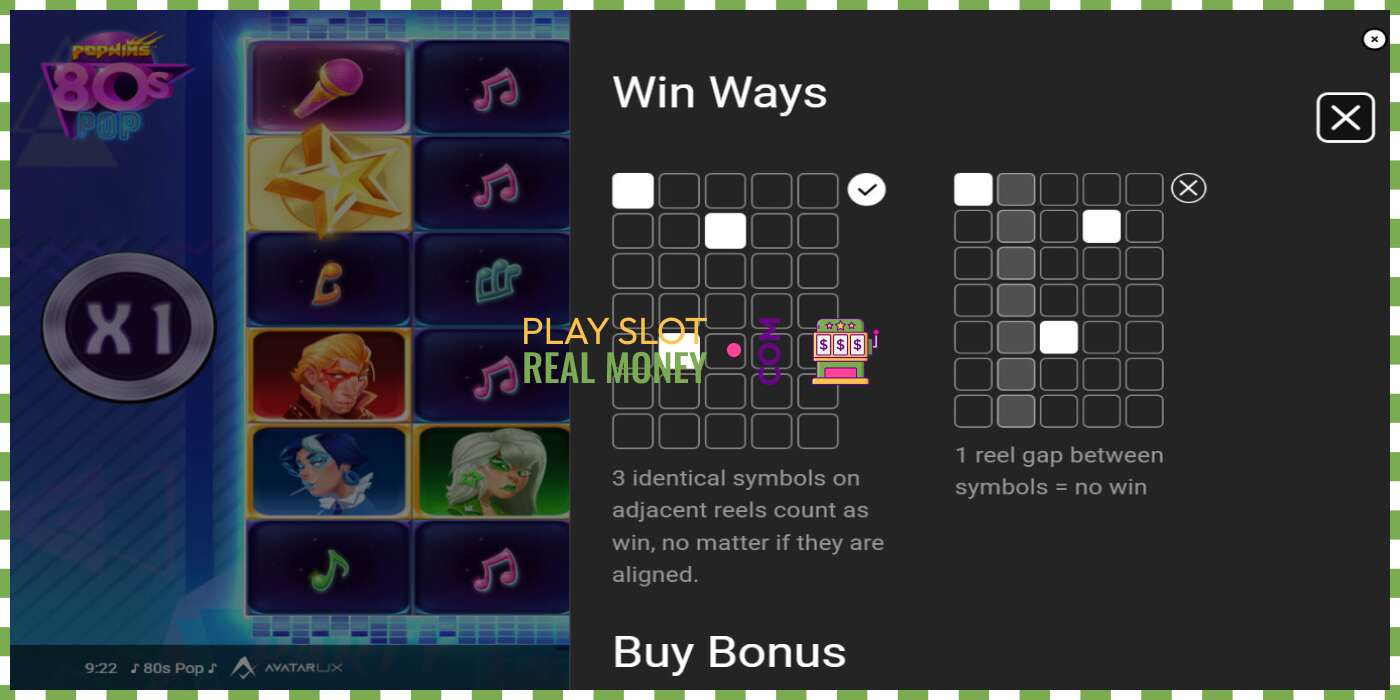 Slots 80sPop par īstu naudu, bilde - 7