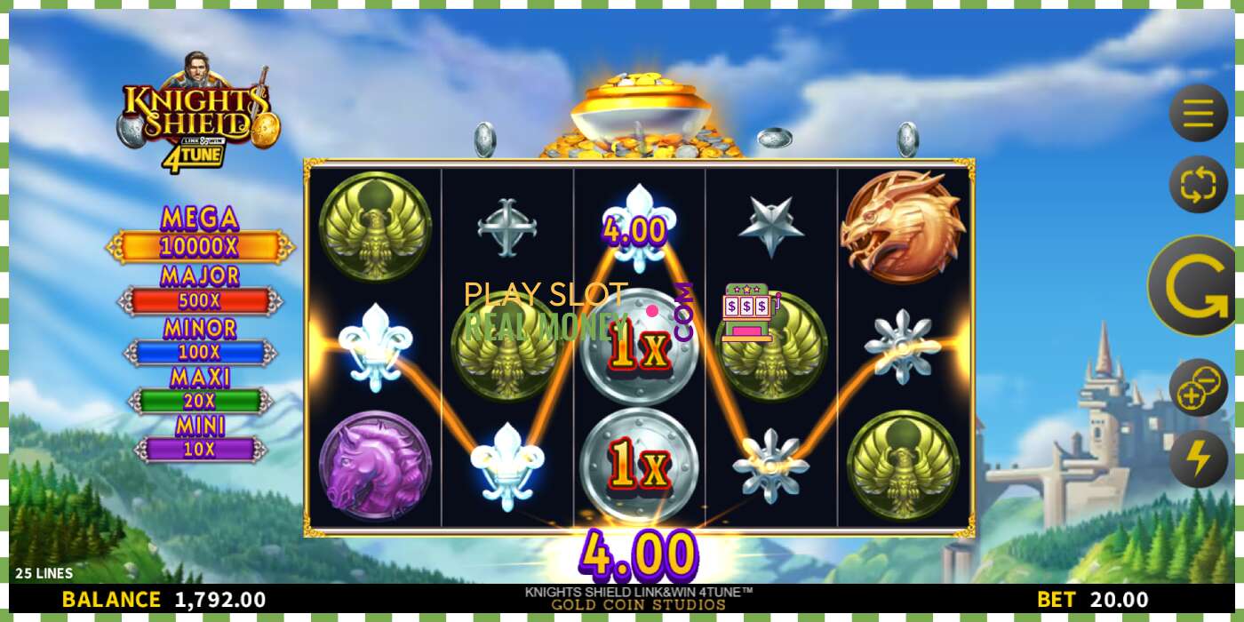 Slot Knights Shield Link & Win 4Tune for real money, picture - 4