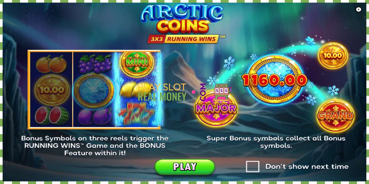 Slot Arctic Coins haqiqiy pul uchun, rasm - 1