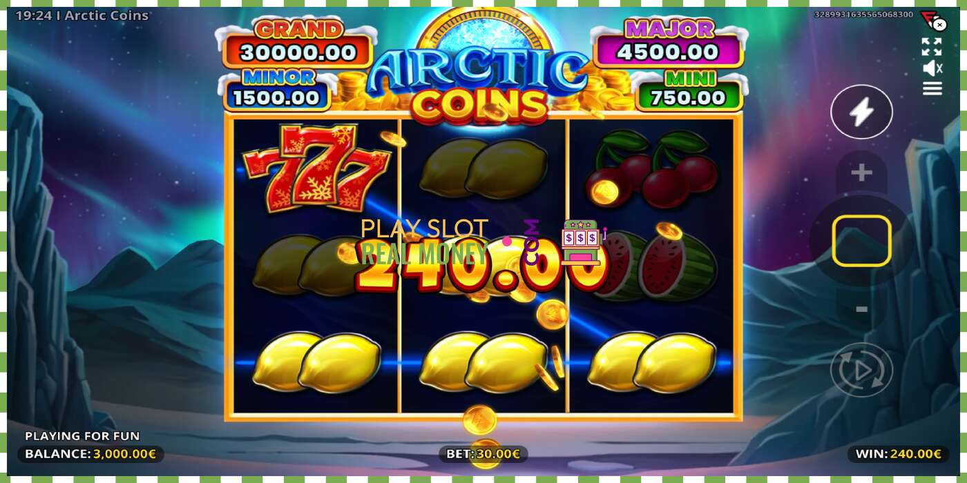 Slot Arctic Coins haqiqiy pul uchun, rasm - 4