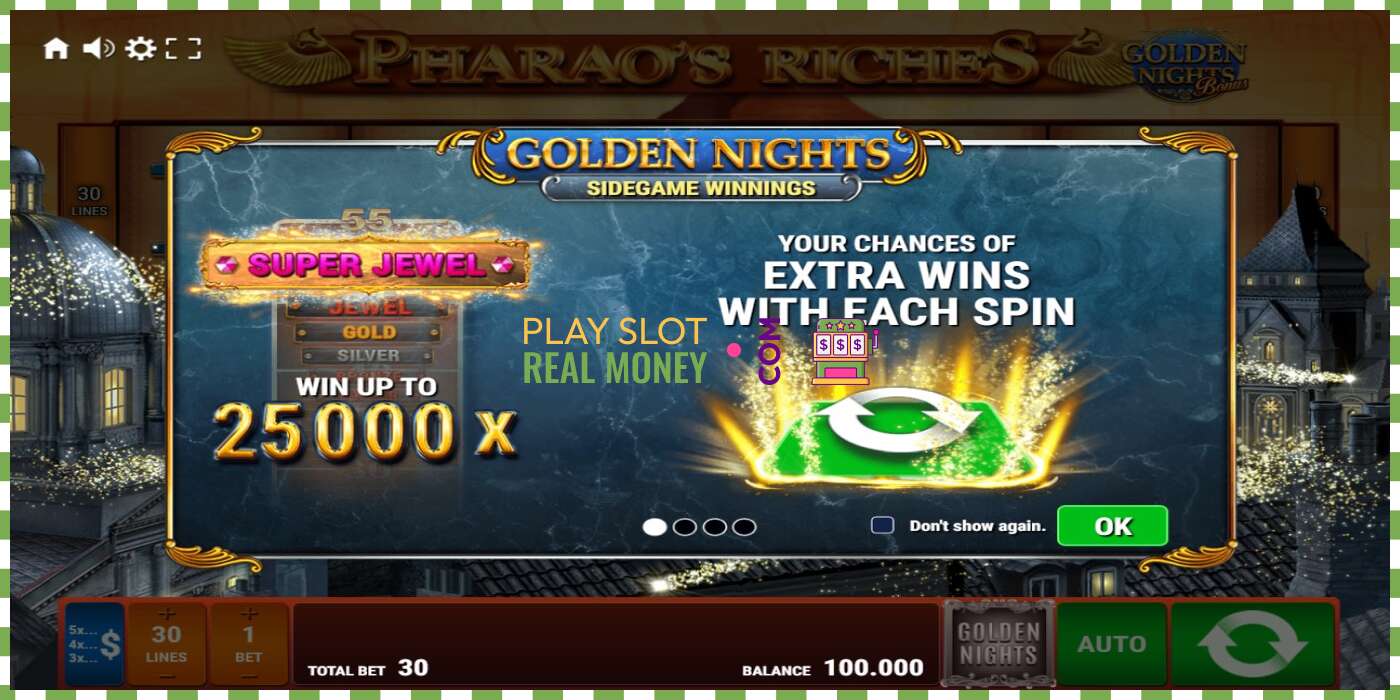 Слот Pharaos Riches Golden Nights на реальные деньги, картинка - 1