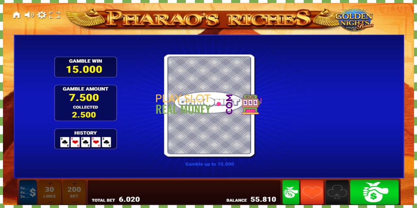 Слот Pharaos Riches Golden Nights на реальные деньги, картинка - 5