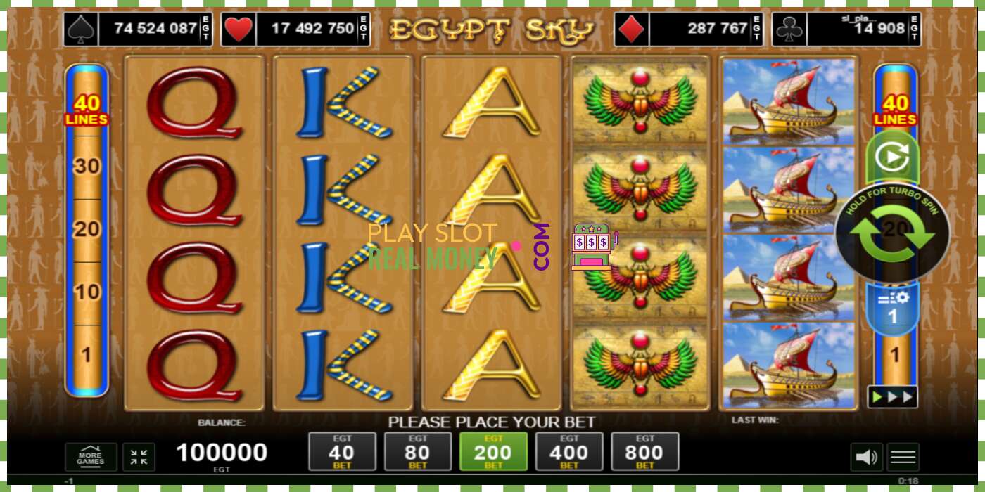 Slot Egypt Sky untuk wang sebenar, gambar - 1