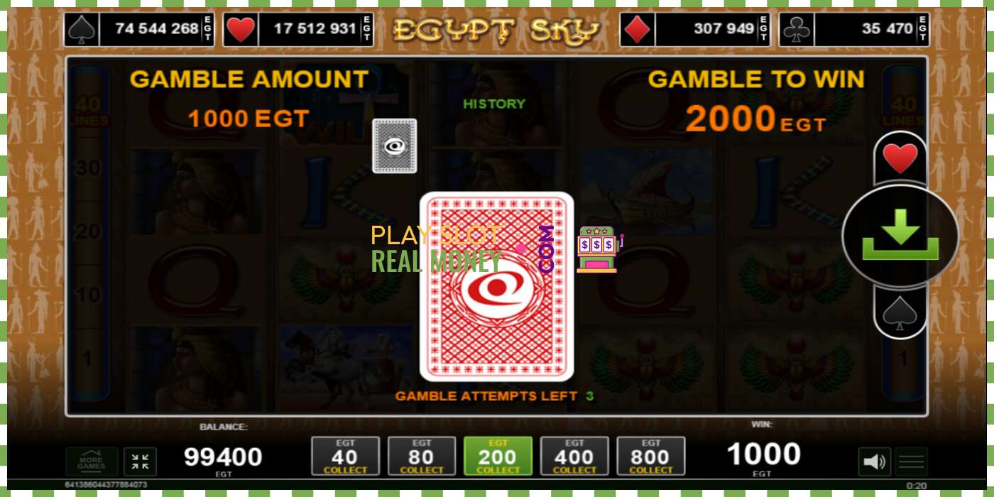 Slot Egypt Sky untuk wang sebenar, gambar - 3