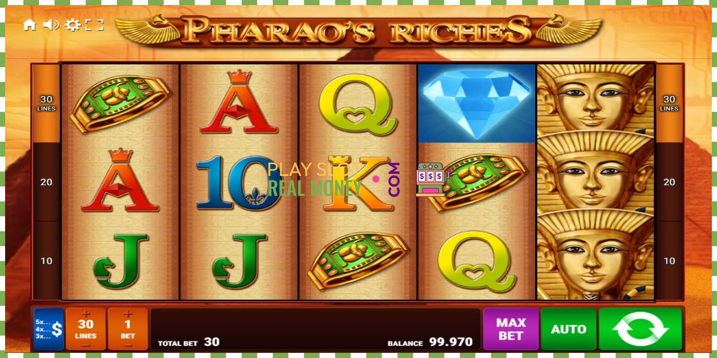 Слот Pharaos Riches на реальные деньги, картинка - 1