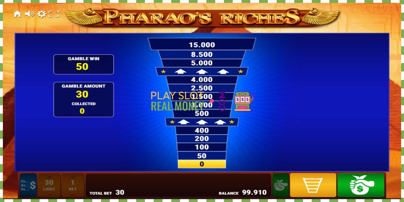 Слот Pharaos Riches на реальные деньги, картинка - 3