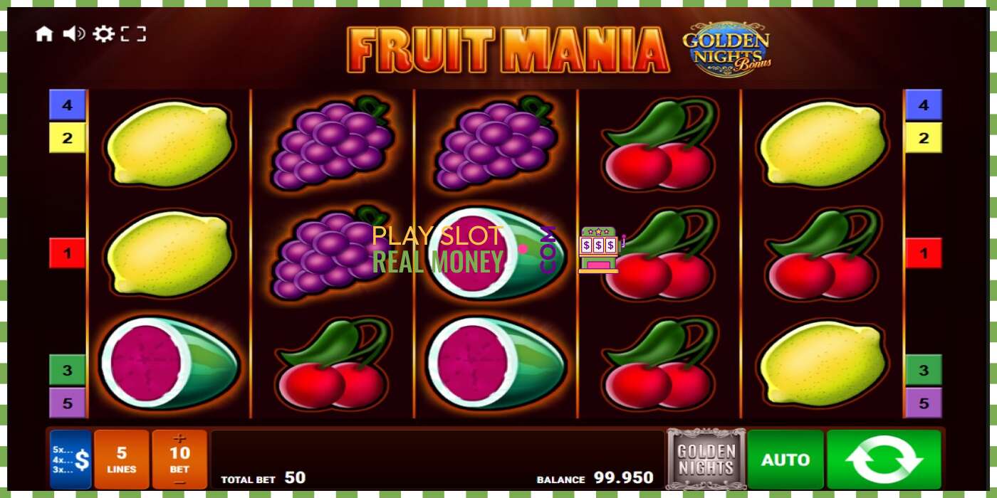 Слот Fruit Mania Golden Nights на реальные деньги, картинка - 1