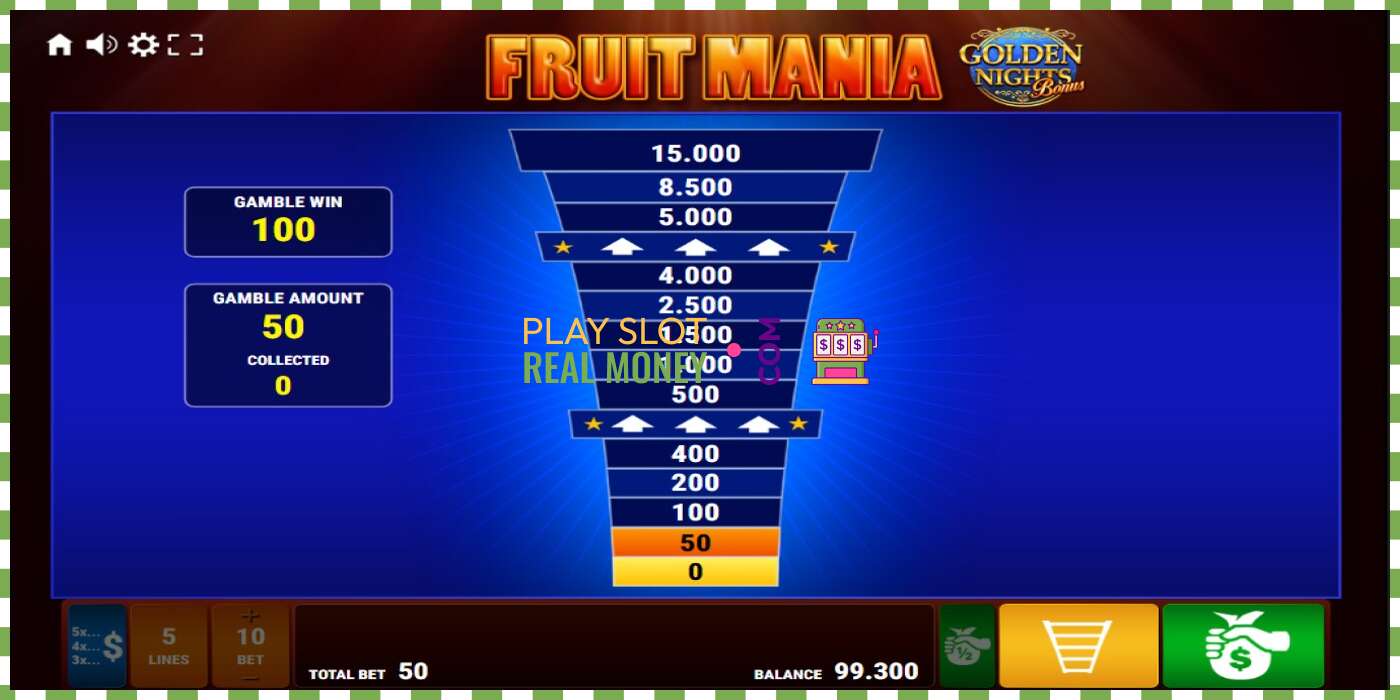 Слот Fruit Mania Golden Nights на реальные деньги, картинка - 3