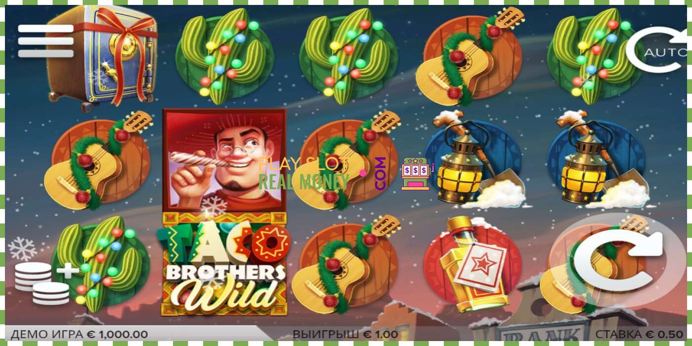 Слот Taco Brothers Saving Christmas на реальные деньги, картинка - 2