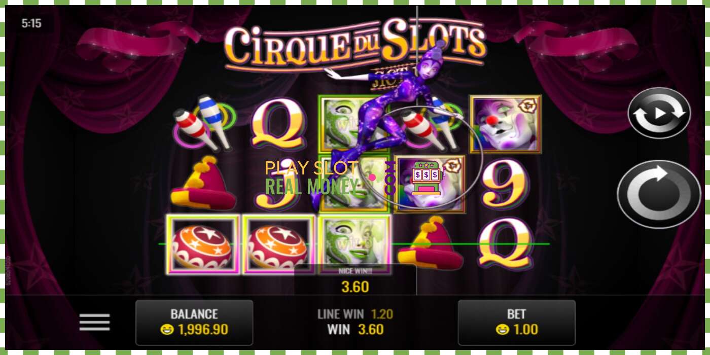 Ranura Cirque du Slots por dinero real, foto - 2