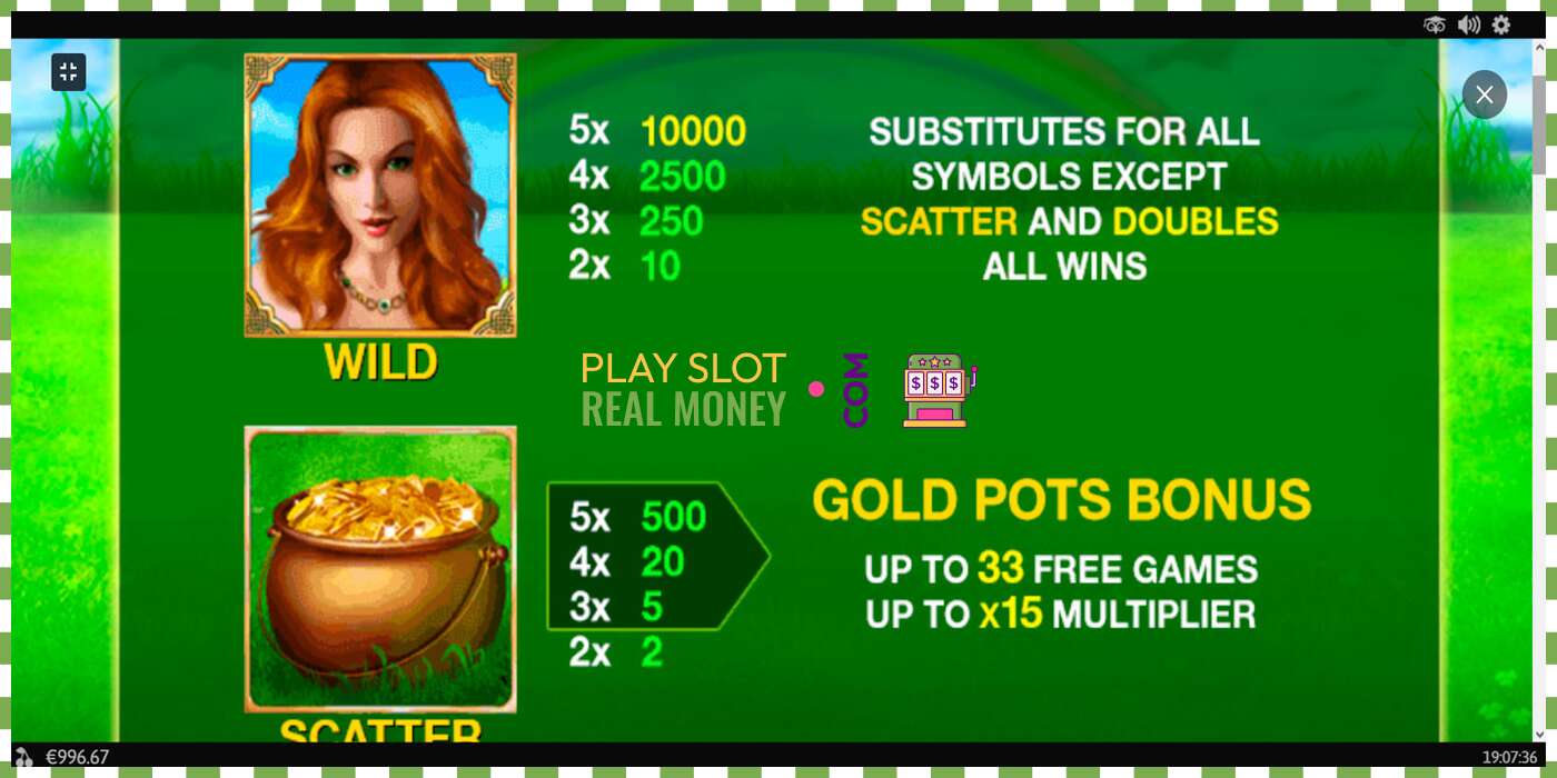 Slot Irish Luck oikealla rahalla, kuva - 6