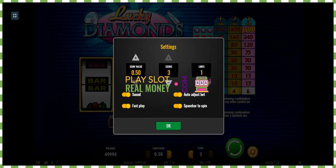 Слот Lucky Diamonds на реальные деньги, картинка - 4