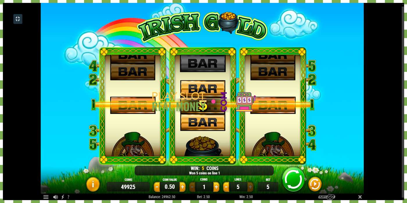 Slot Irish Gold haqiqiy pul uchun, rasm - 2