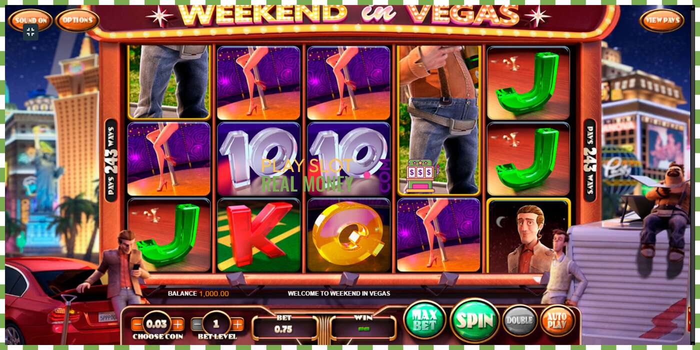 Слот Weekend In Vegas на реальные деньги, картинка - 1