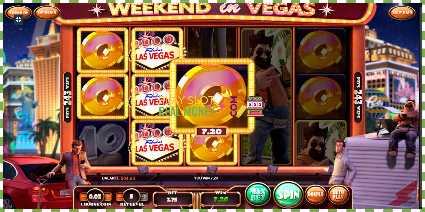 Слот Weekend In Vegas на реальные деньги, картинка - 3