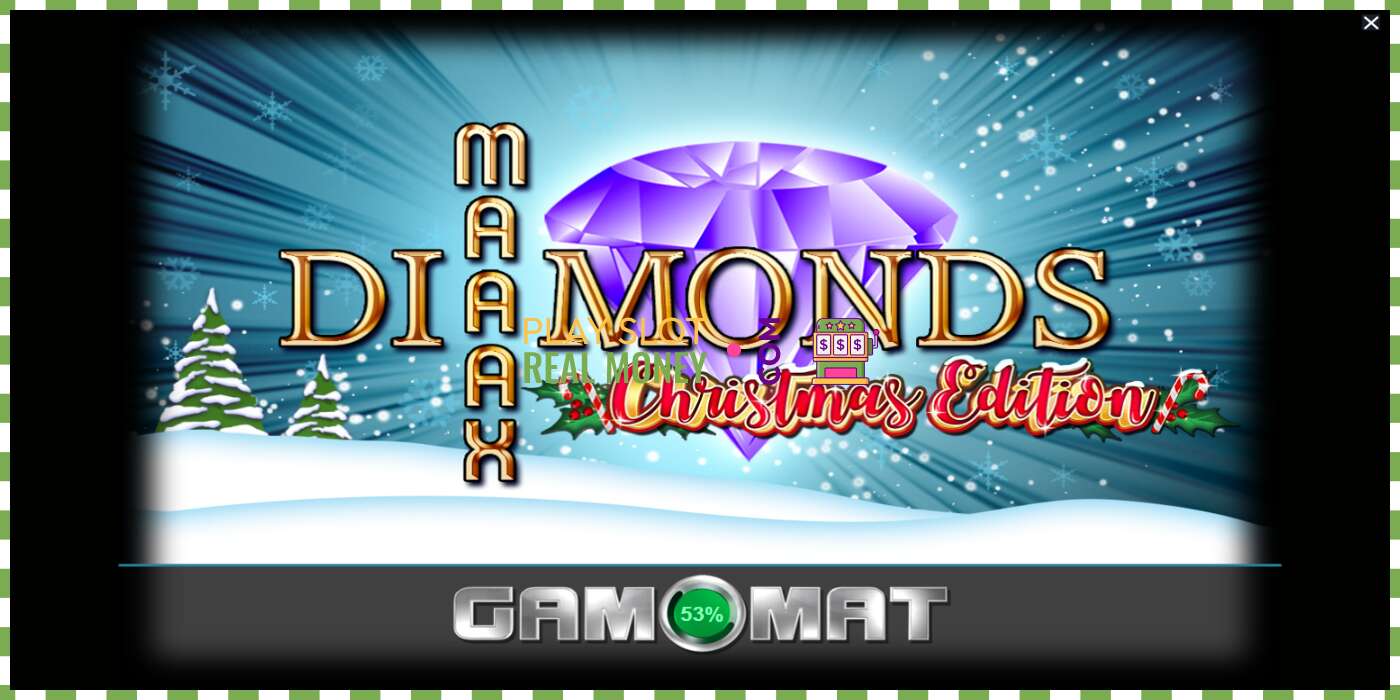 Слот Maaax Diamonds Christmas Edition на реальные деньги, картинка - 1