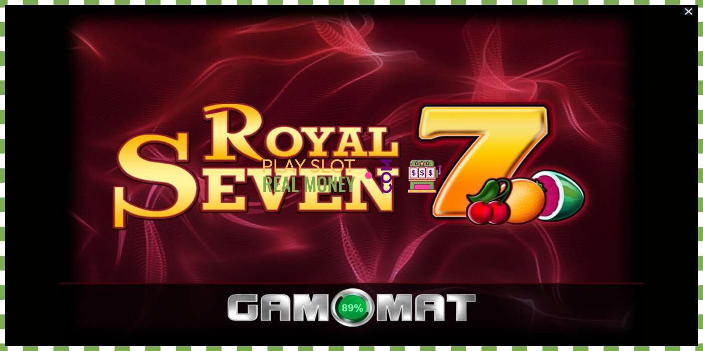 තව් Royal Seven සැබෑ මුදල් සඳහා, පින්තූරය - 1