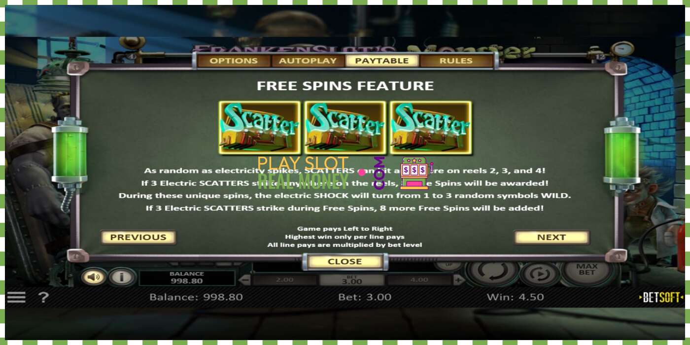 Слот Frankenslots Monster на реальные деньги, картинка - 4