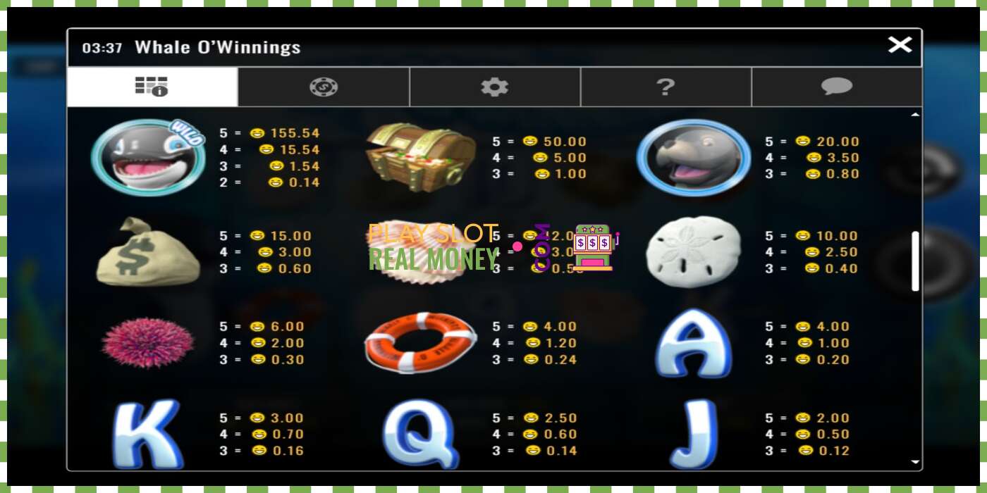 Слот Whale O’Winnings на реальные деньги, картинка - 4