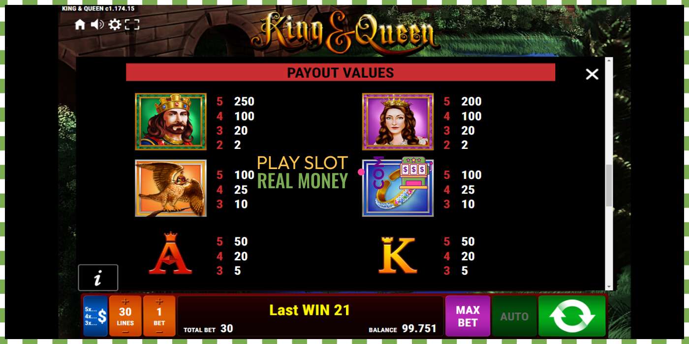 Slot King Queen za skutočné peniaze, obrázok - 6