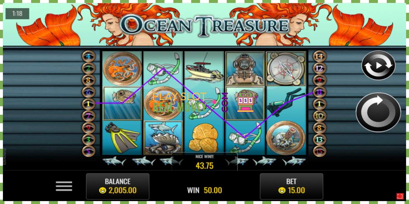 Слот Ocean Treasure на реальные деньги, картинка - 2