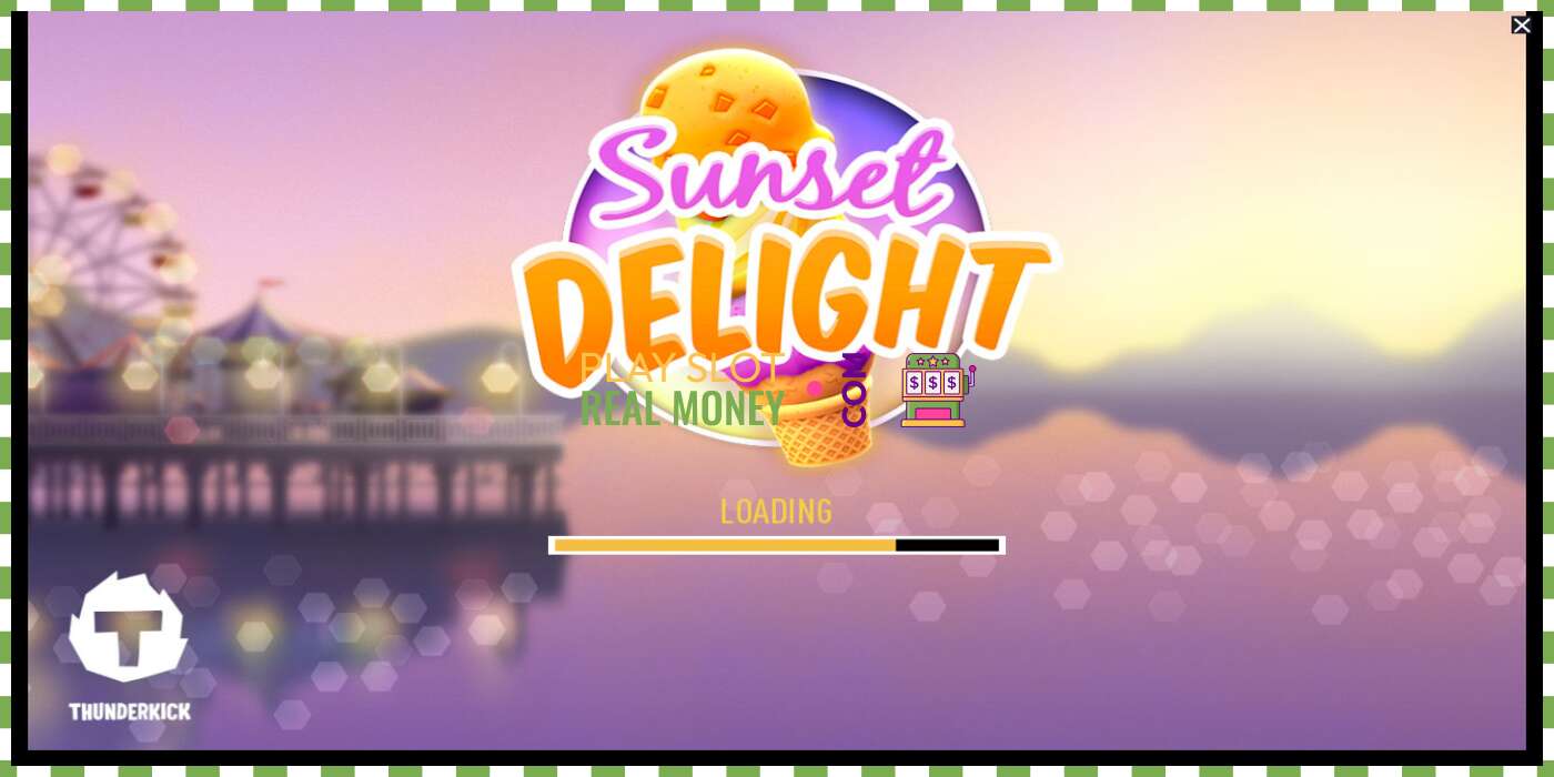 រន្ធដោត Sunset Delight សម្រាប់ប្រាក់ពិត, រូបភាព - 1