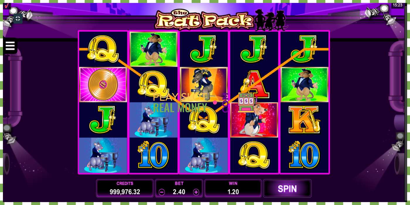 Slots The Rat Pack par īstu naudu, bilde - 4