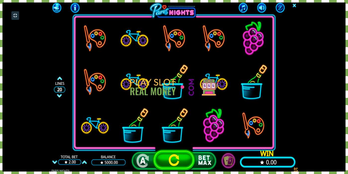 Slots Paris Nights par īstu naudu, bilde - 1