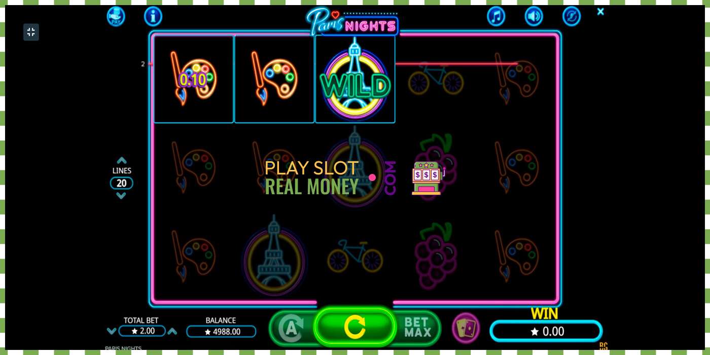 Slots Paris Nights par īstu naudu, bilde - 2