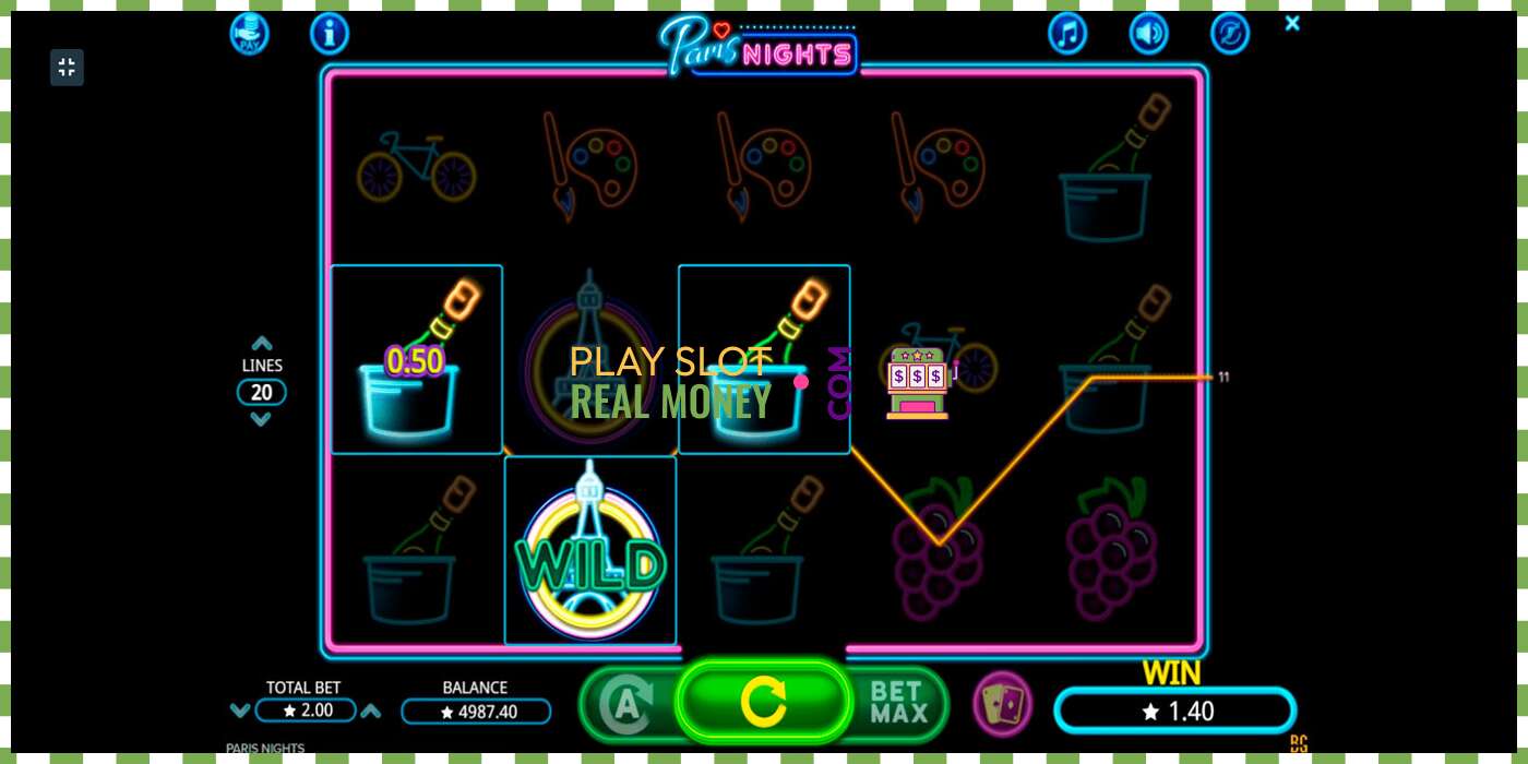 Slots Paris Nights par īstu naudu, bilde - 3