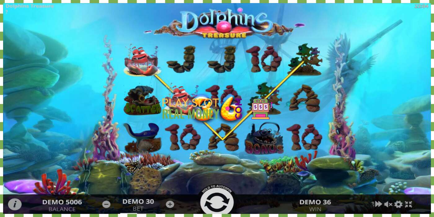 Слот Dolphins Treasure на реальные деньги, картинка - 2