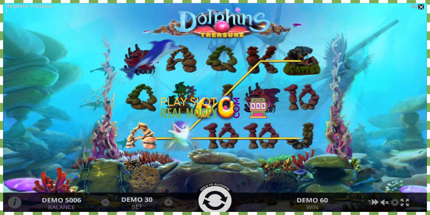 Слот Dolphins Treasure на реальные деньги, картинка - 4