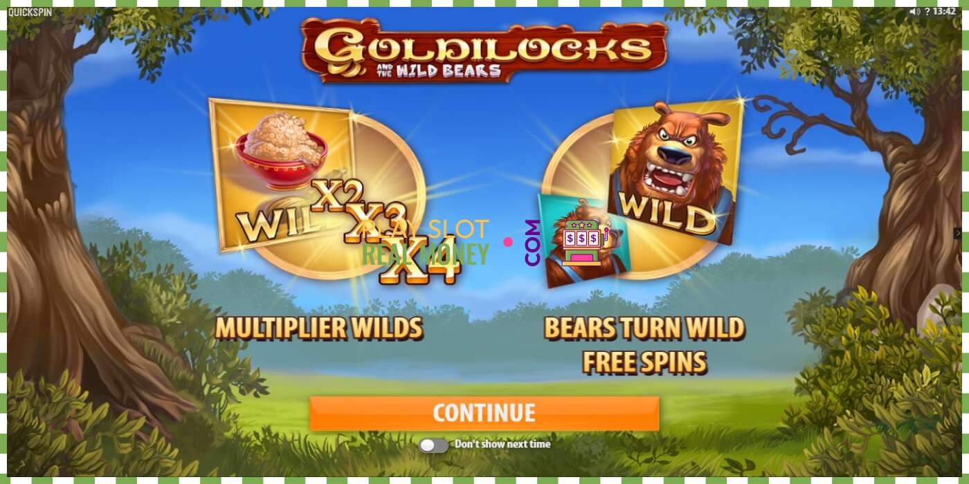 Слот Goldilocks and the Wild Bears на реальные деньги, картинка - 1