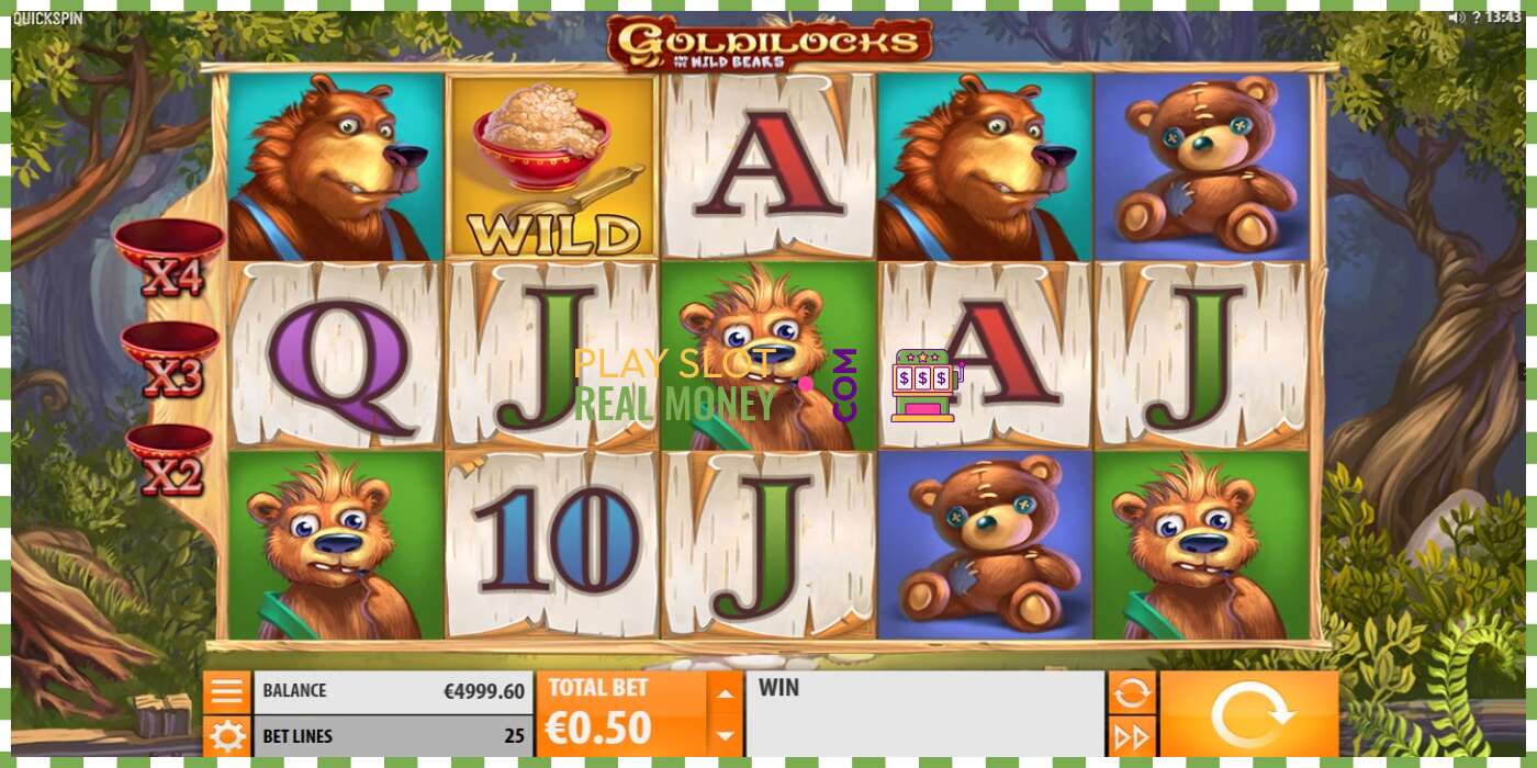 Слот Goldilocks and the Wild Bears на реальные деньги, картинка - 2