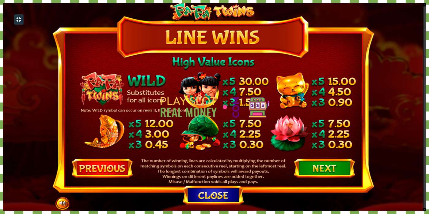 Slot Fa Fa Twins untuk wang sebenar, gambar - 6