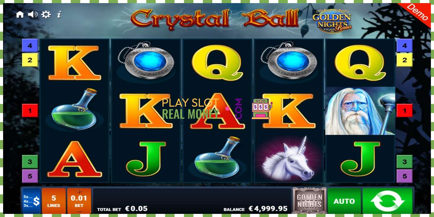 Слот Crystal Ball Golden Nights на реальные деньги, картинка - 1